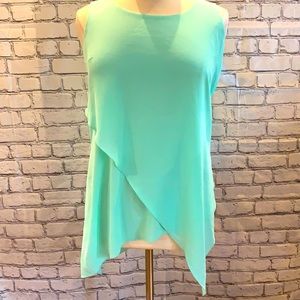 4/$30 Mint green hi-low tank from Cartise